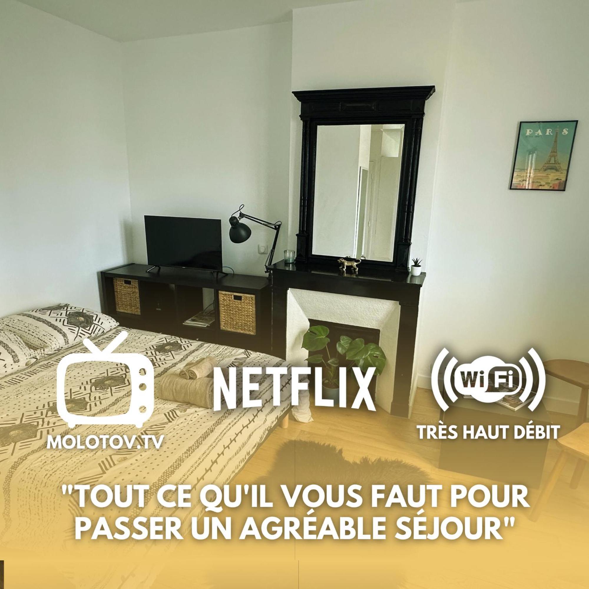 Charmant Studio Au Coeur Du 18E Apartment Paris Ngoại thất bức ảnh